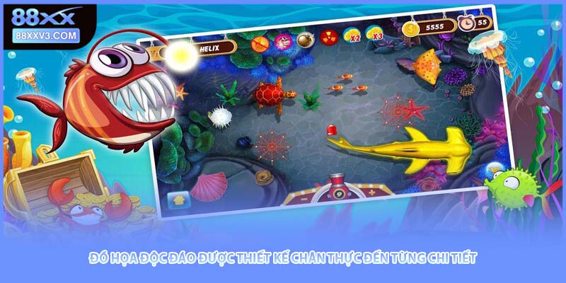 Đồ họa độc đáo được thiết kế chân thực đến từng chi tiết